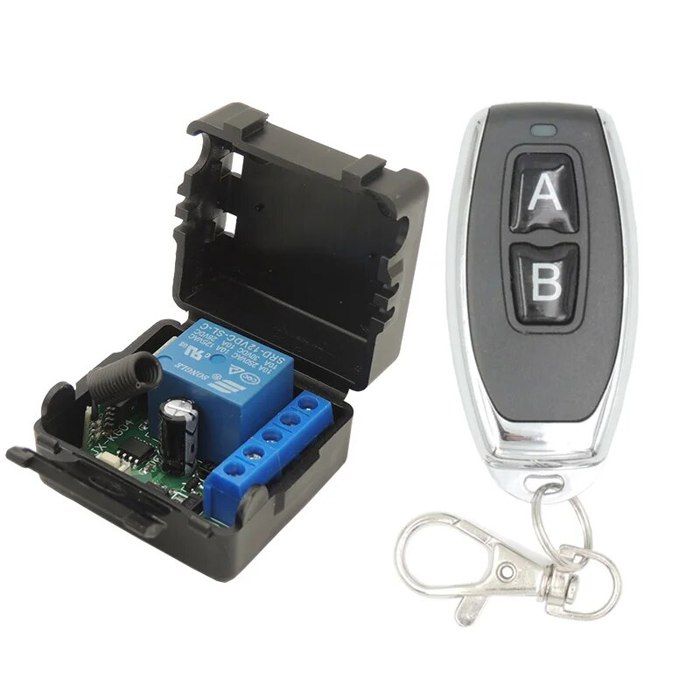 Kit Interrupteur Sans Fil 433 MHz - Mini Relais Avec Télécommande - Pour Automatisation Maison/bricolage