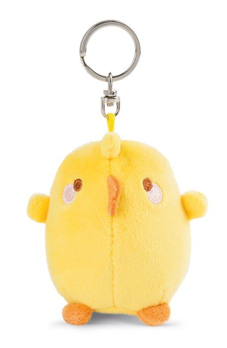 Porte-clés Halloween Mignon En Peluche - Fantôme Et Chat - Accessoire Sac Ou Boîte Cadeau - 1