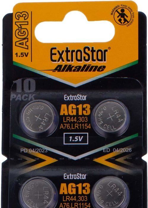 Set Di 10 Batterie A Bottone LR44 Da 1,5 V AG13 A76 357 - Foto 2