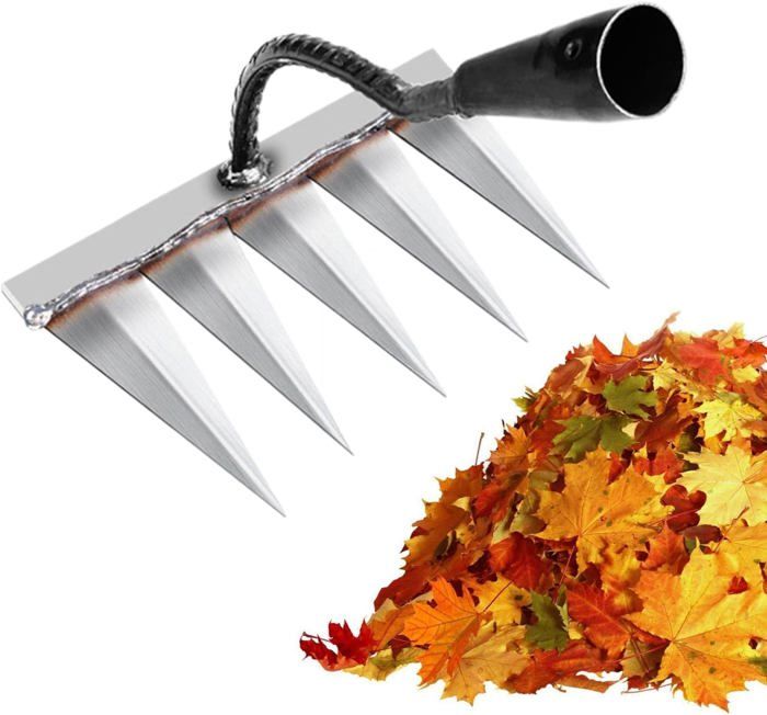 Lot De 3 Désherbeurs Multifonction Acier Carbone 40 Cm – Pour Pelouse, Jardin, Bonsaï | Outil Manuel Ergonomique, Durable
