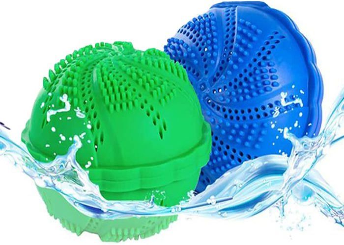 Lot de 2 boules de lessive écologiques, boules de lavage réutilisables