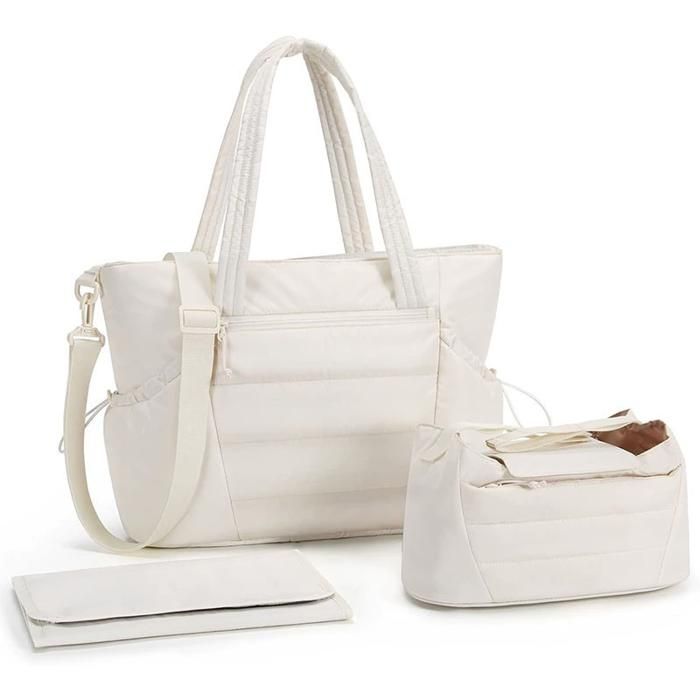 Sac à Langer pour BébéSac à Langer Bandoulière Bébé Multifonction Fourre-tout Sac de Maternité Sac à Couches de Voyage