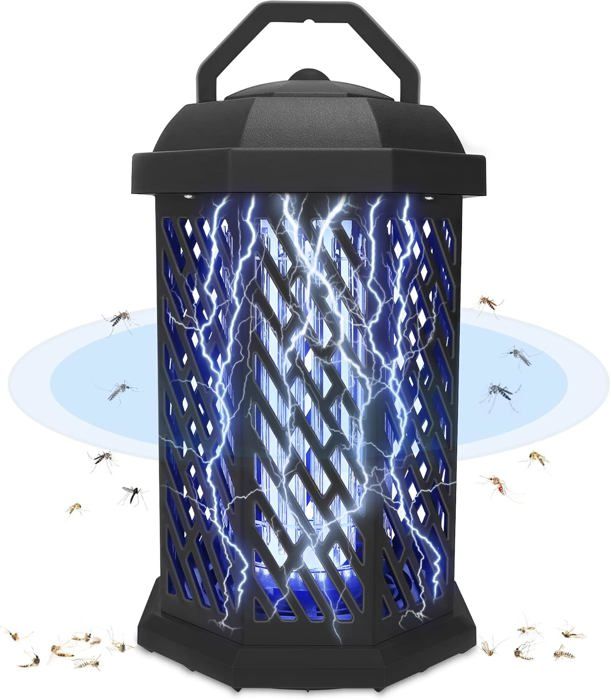 Lámpara Antimosquitos Eléctrica - 4200V UV | Interior Y Exterior IPX4