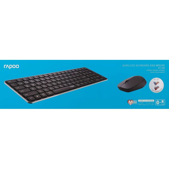 Set Rapoo 9310M gris foncé – EN/SK