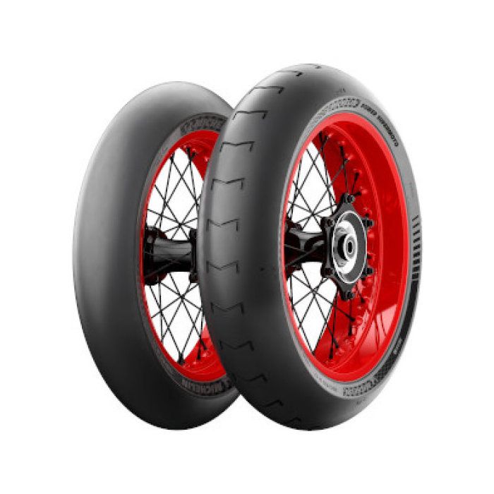 Pneu Moto Michelin Power Supermoto - 120/75 R16.5 - Caoutchouc SOFT - NHS - Roue avant