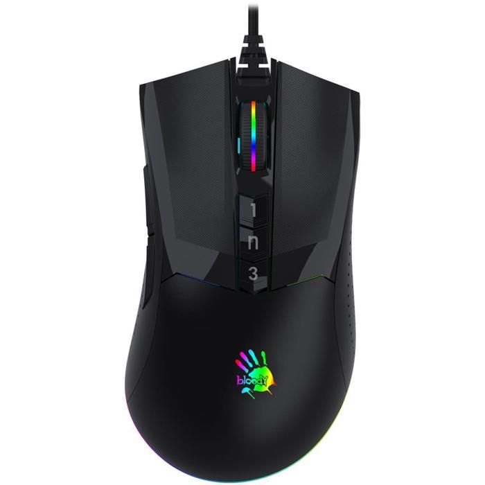 Souris de jeu - A4TECH - Bloody W90 Pro - 16000 DPI - Rétroéclairage RGB - 8 boutons