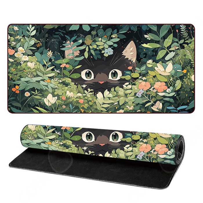 C Tapis de Souris 90x40x0,2 cm Tapis de souris avec base imperméable et antidérapante tapis de souris de jeu Bordure verrouillée