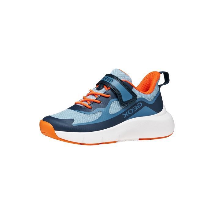 Geox Basket à Lacets Geox  J Pro Rann - Marine - Orange