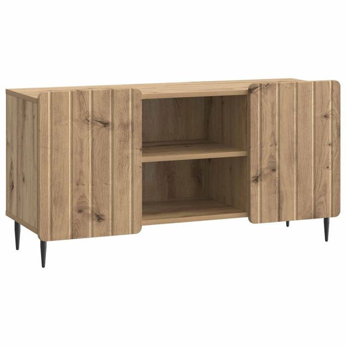 Buffet - bahut - enfilade Vidaxl Meuble TV Chêne artisanal 102 x 345 x 52 cm Bois dingénierie
