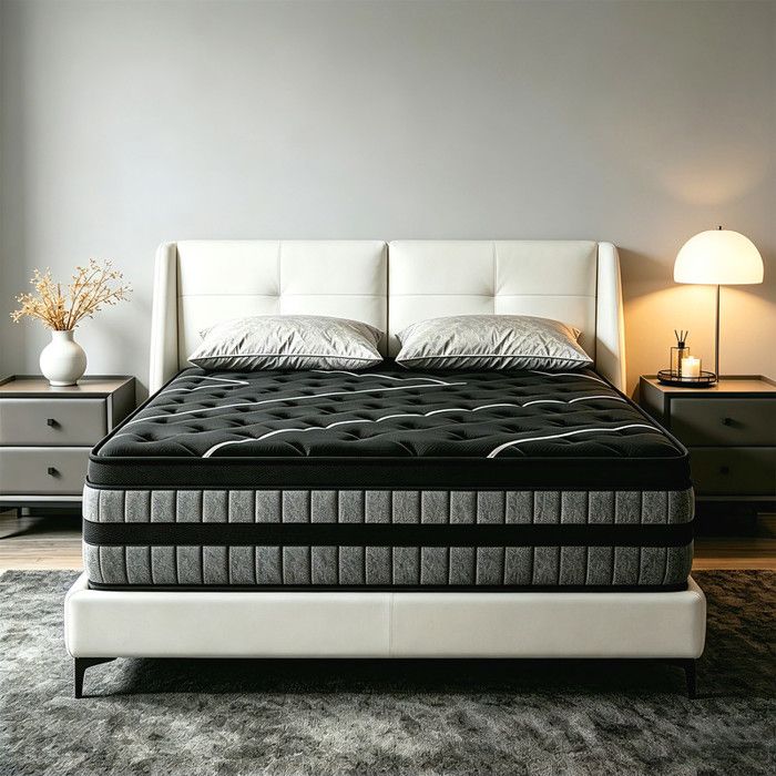 Matelas 140x190 cm Épaisseur 28 cm Mousse à Mémoire de Forme Sommeil Silencieux et Profond Haute Respirabilité Confort Optimal
