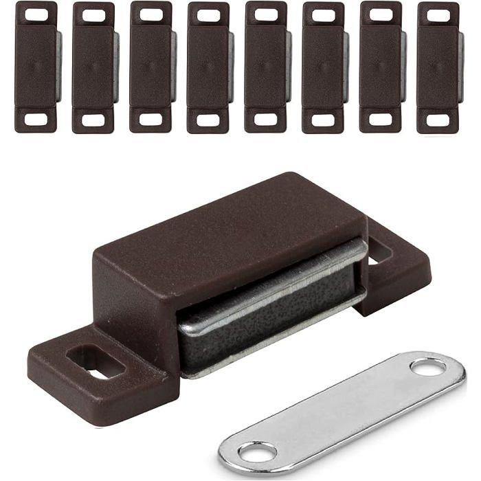 Loquets Magnetiques pour Meubles Portes Armoires 10 pièces Fermeture avec Aimants pour Pcards et
