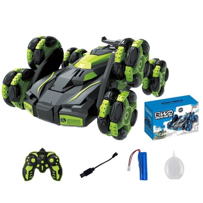 Jouets pour 6-10 Ans Garçons, télécommande de Voiture pour Enfants 2.4 GHz  RC Stunt Car pour Garçons Filles 4WD Hors Route Camion Télécommande Jouet  Bleu