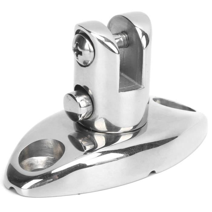 Sharplace 2 Charnières De Pont De Bateau 90° – Acier Inoxydable 316, Goupille Dégagement Rapide – Pour Bimini Ou Auvent