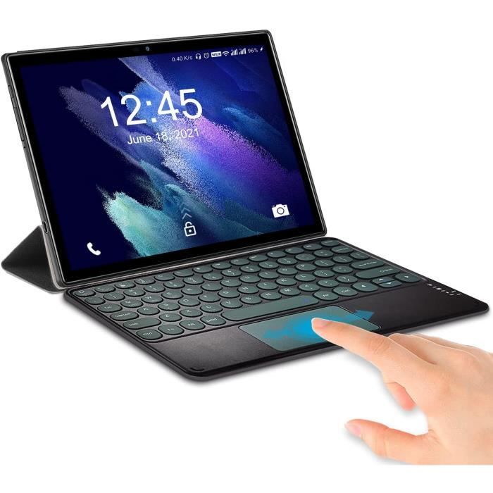 Tablette Tactile Ordinateur portable 2 en 1 10,1 Pouces - 64Go ROM+4Go RAM  - Android 10- 8 core- Bluetooth- 4G LTE/5G WiFi Tablette - Cdiscount  Informatique