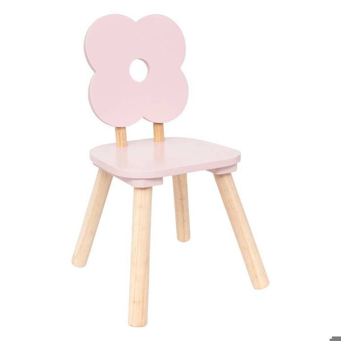 Chaise enfant fleur Ally rose - Atmosphera Créateur dintérieur