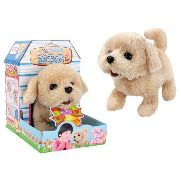 Chien en peluche doux de cadeau de jouet ?�lectrique de chien qui aboie ?�lectrique de chien 