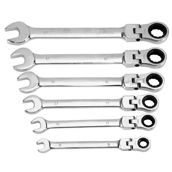 Dynamometrique Jeu De 12 Cle A Cliquet Metrique Molette Reversible Mixtes A Cliquet Metrique Dent Cle Plate 8 19mm Tete Mobile Achat Vente Cle A Cliquet Cle A Cliquet Jeu De 12 Cle Cdiscount