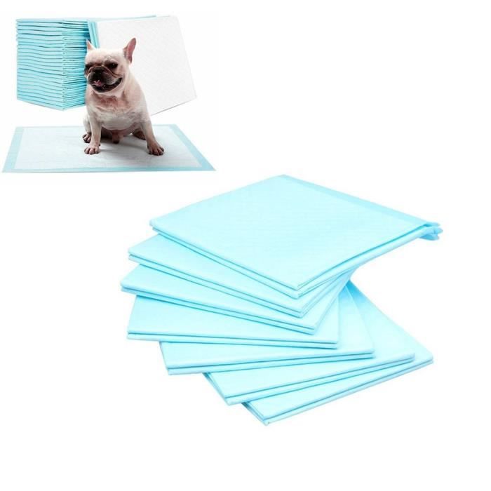 Ecent Tapis éducateurs Couche Absorbant Pour Chien Chiot Pour Apprentissage De La Propreté Taille S 33 X 45 Cm