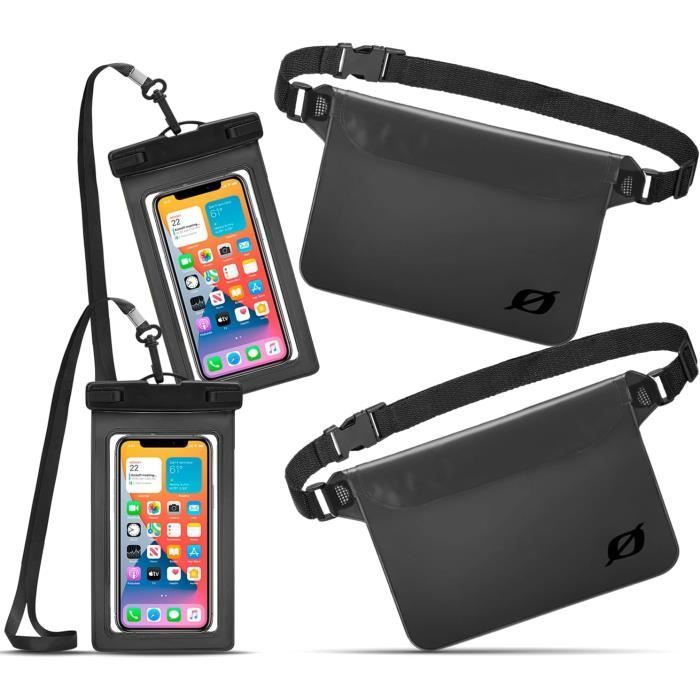 Housse ??tanche Pour T?�l?�phone Portable Et Sacoche ??tanche Sur La Hanche - 2 Pi?�ces Chacune 