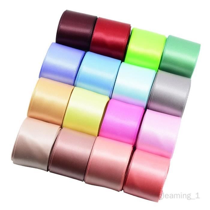 Rouleau De Ruban Satin Rose Poudré 91m X 3mm - Polyester Double Face, Idéal Pour Emballage Cadeaux Et Décoration De Mariage