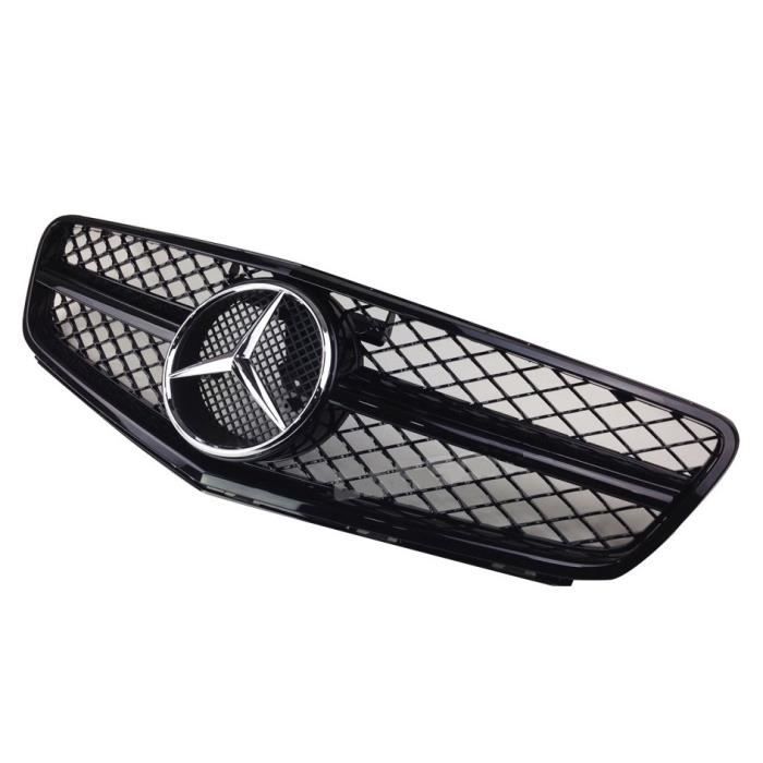 CALANDRE MERCEDES CLASSE C W204 NOIR BRILLANT LOOK C63 AMG