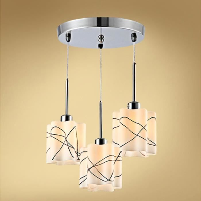 Iv Jaune Lustre Led Moderne Simple Rond Lampe A Suspension De Salon Chambre 3 Ampoules En Fer Verre Achat Vente Iv Jaune Lustre Led Moderne Soldes Sur Cdiscount Des Le 20 Janvier Cdiscount