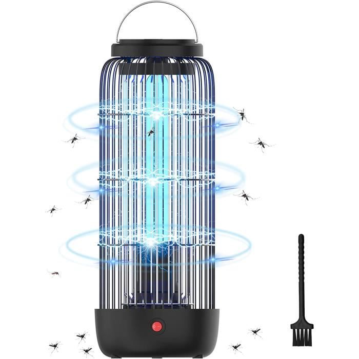 Lampe Anti-moustiques Portable UV LED - Piège à Insectes Pour Intérieur/extérieur - Noir