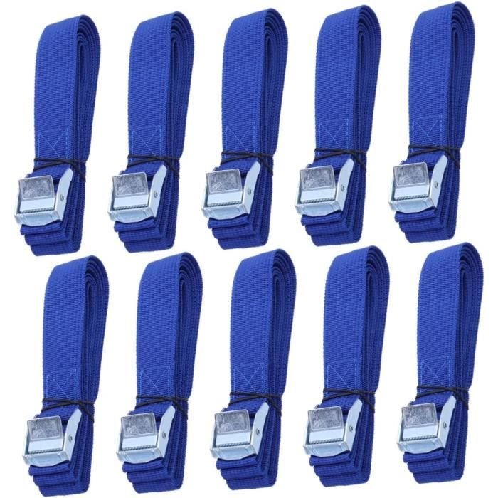 Sangle D'attache Réglable Bleue Pour Cheval