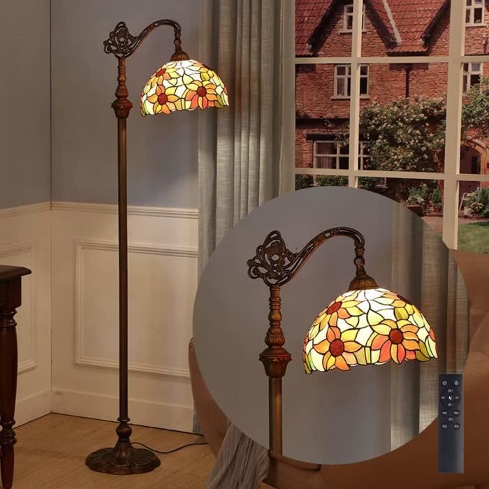 EDISHINE Lampadaire arqué de 158,8 cm avec abat-jour réglable, lampe EDISHINE Lampadaire arqué de 158,8 cm avec abat-jour réglable, lampe