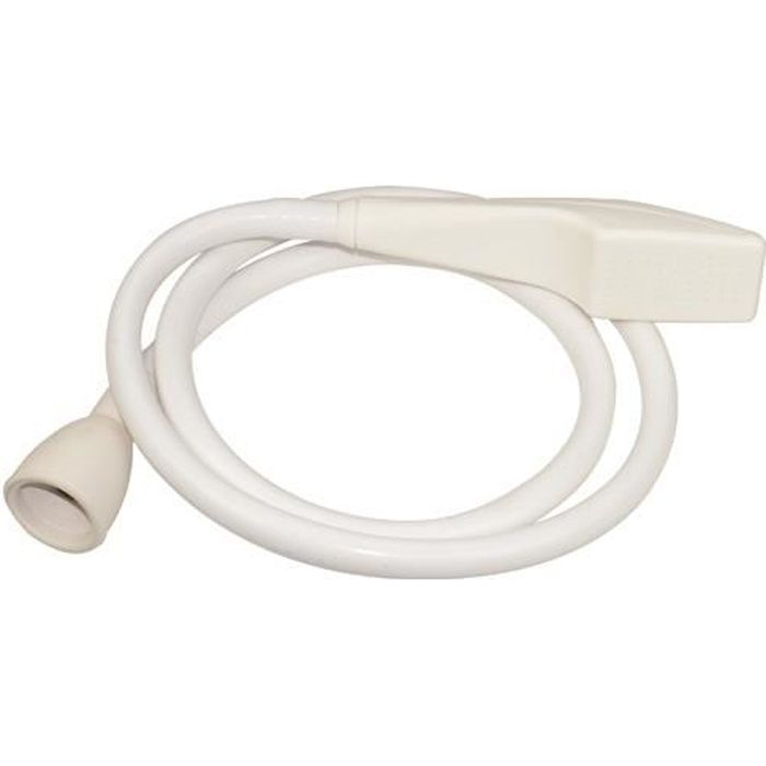 Douchette en plastique de couleur blanche avec 3 m de tuyau