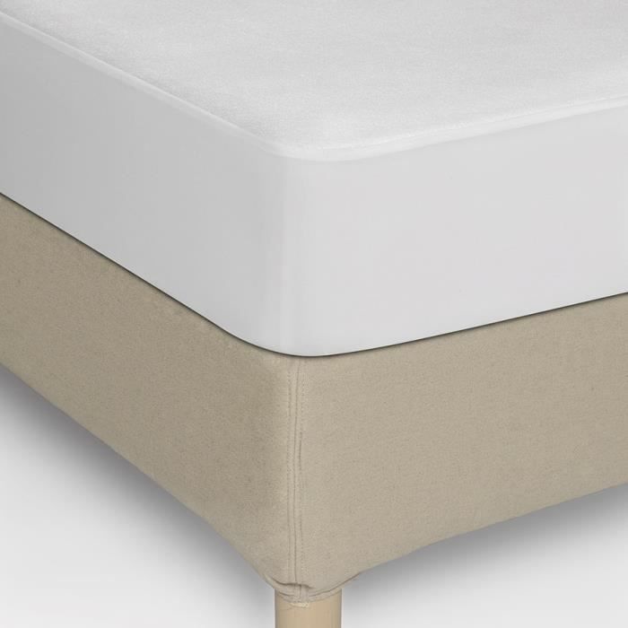 Protège matelas - Imperméable - 160 x 200 cm - Absorbant - Anti-acariens - Extensible jusquà 25 cm Protège matelas - Imperméable - 160 x 200 cm - Absorbant - Anti-acariens - Extensible jusquà 25 cm