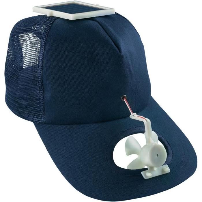 Casquette Respirante avec Ventilateur Rechargeable