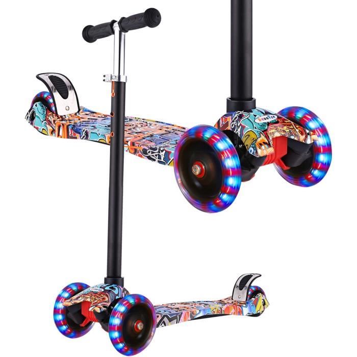 Trottinette Freestyle Cascade ONE S3 Pour Enfants 6-12 Ans - Roues 110mm, Guidon Ajustable