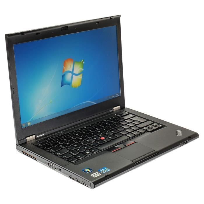 Ordinateurs portables Lenovo ThinkPad T430 - Windows 7 - Webcam - i5 8GB 240GB SSD - 14.1 - Webcam - Ordinateur Portab 141864 Reconditionné - Lenovo reconditionné disponible sur Cdiscount Seconde Vie