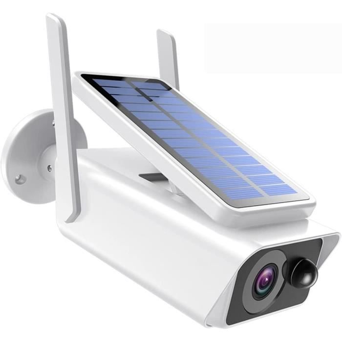Caméra De Surveillance Solaire 4G 4G, 10X 5Mp 2K