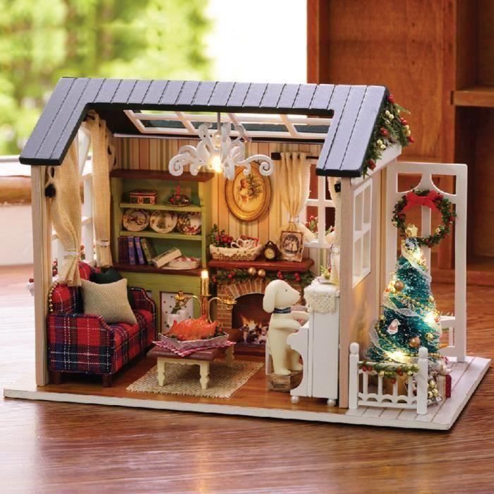 Maison De Poupee Miniature Diy Maison A Construire Maison