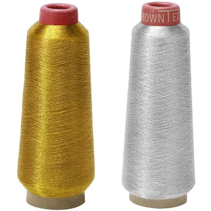 10 Rouleaux Bobines De Fils à Coudre Fil Surjeteuse Pour Couture à La