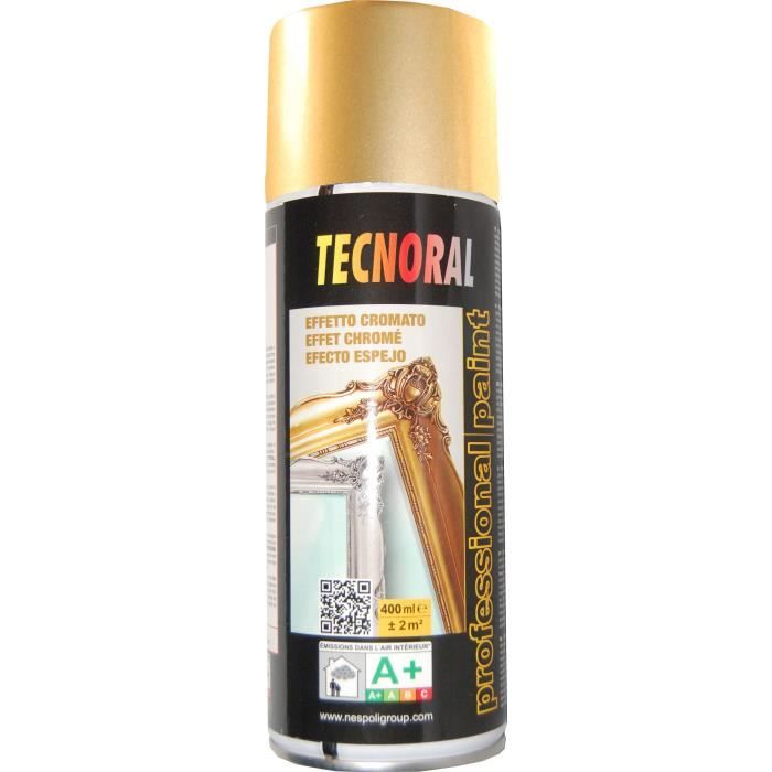 Peinture chrome - Bombe de peinture chrome, au pistolet et au pinceau