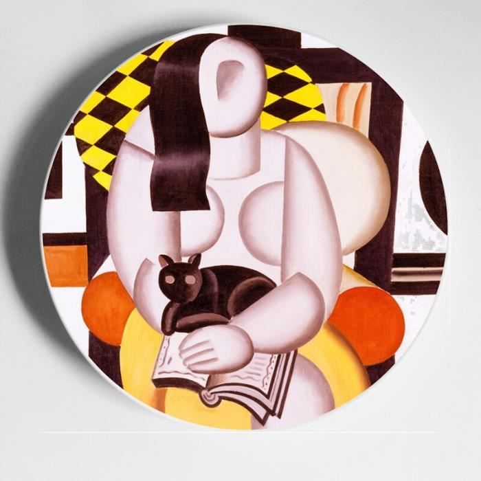 Assiette murale SIC vintage 3D en résine bois - Rakuten