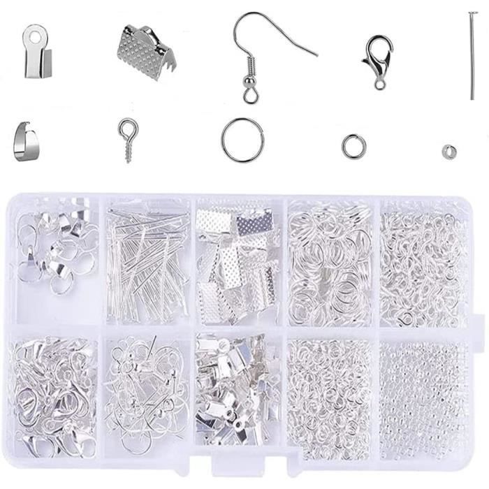 Fenteer Fermoir de Homard en Argent Sterling Mousqueton Bijoux Fabrication 