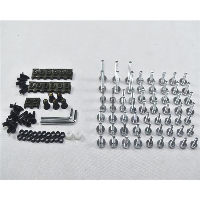 Kit Complet De Boulons De Carénage Moto - Vis M5/M6, écrous, Clips, Rondelles | Compatible Transalp 650, XL700V, XL600V…