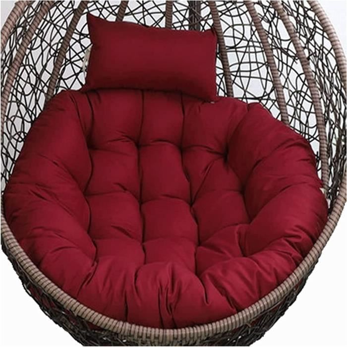 Coussin De Fauteuil Suspendu - Ovale Épais 80x80 Cm - Pour Hamac, Chaise Œuf, Jardin, Salon