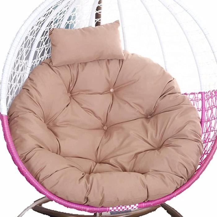 Coussin De Chaise D'Oeuf De Balançoire, Coussin De Chaise De Hamac Suspendu Rond Épais, Coussins Coussin De Chaise D'Oeuf De Balançoire, Coussin De Chaise De Hamac Suspendu Rond Épais, Coussins