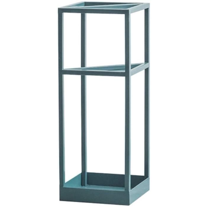 Porte-Parapluie Métal Carré Anti-Rouille Pour Entrée - Design Compact Avec Base Lestée