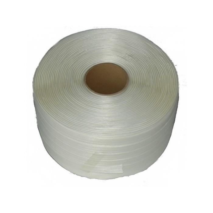 BACHES DIRECT - Feuillard polyester fil à fil - 16 mm x 850 ml