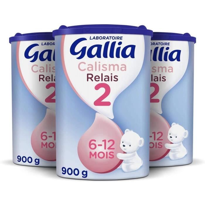 Laboratoire Gallia Calisma Relais 2 Lait En Poudre Pour Bebe De 6 A 12 Mois 900g Packx3 Achat Vente Lait 2e Age Laboratoire Gallia Calisma Relais 2 Lait En Poudre
