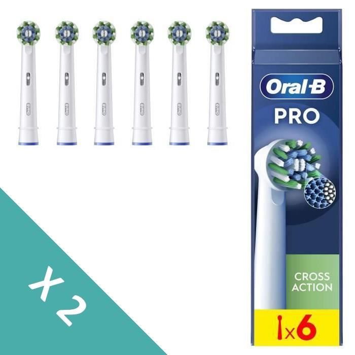 Oral-B Brossettes Cross Action – Pack de 6, Filaments en X - vue 8