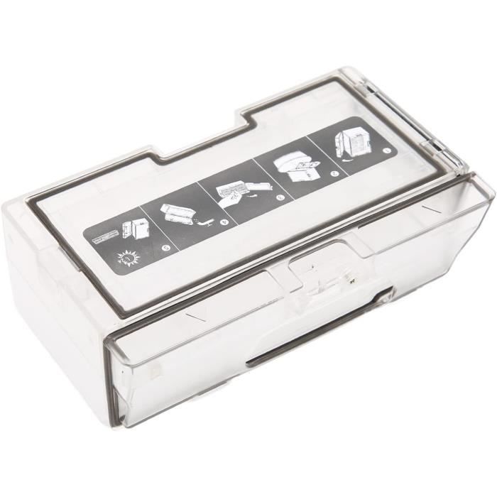 XÉBRAD Pièces de rechange for boîte à poussière, for Dreame, F9/, for Xiaomi, Mijia 1C, accessoires for aspirateur Robot, filtre HEPA en option remplacement du bac à poubelle de l'aspirateur(Dustbin W