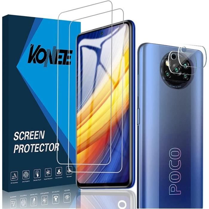 Fitudoos [2 Pièces] Verre Trempé Pour Xiaomi 15T/15T Pro +[1 Pièces] Caméra Arrière Protecteur,Dureté 9H-sans Bulles D'air-Anti Rayures Film Protection écran