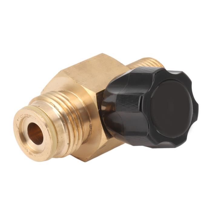 Tutoy Extérieur Camping LP Gaz Propane Recharge Cylindre Plat Réservoir Coupleur Adaptateur Valve